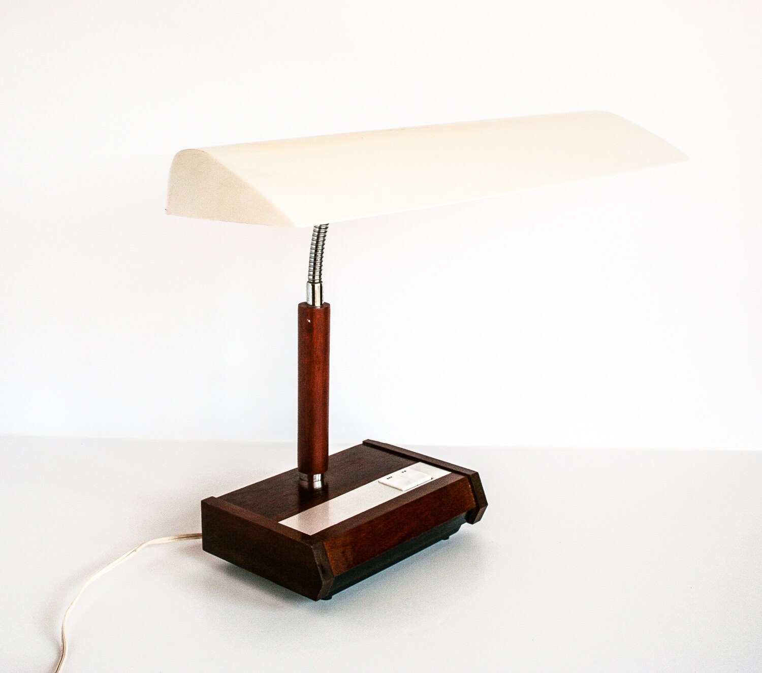 Vintage Mid Century Gooseneck Desk Lamp Panasonic 1960s