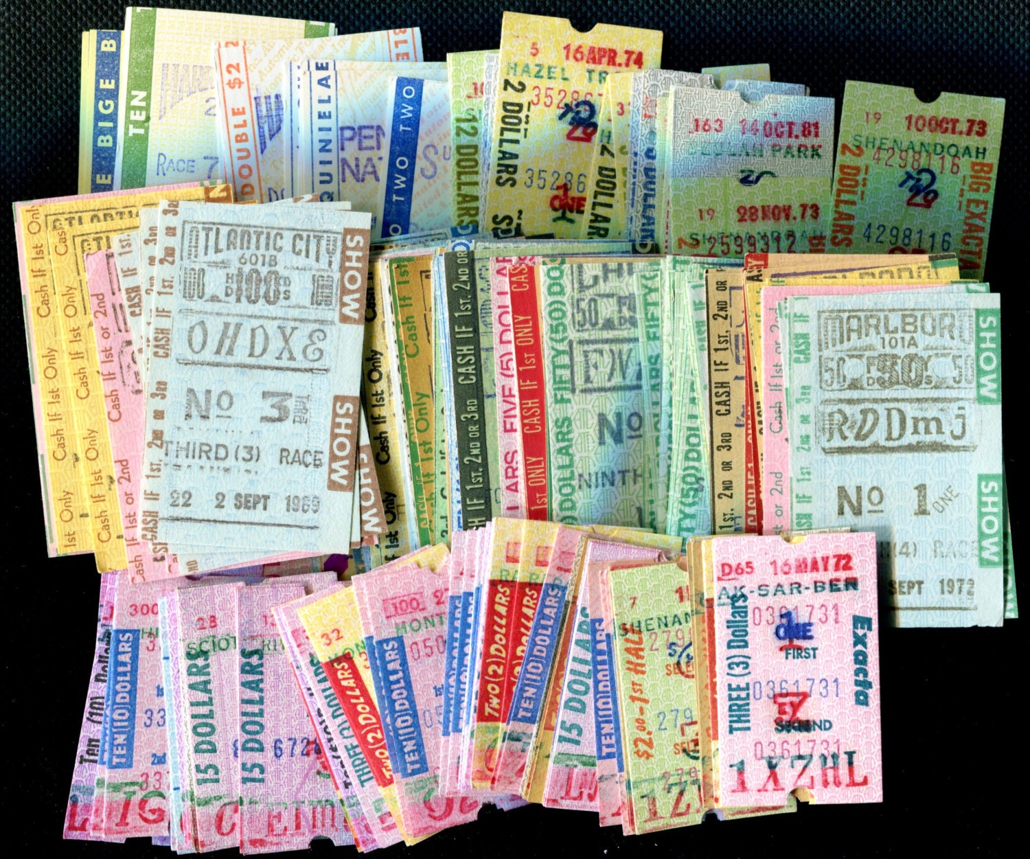 Nice Lot 180 plus Old Colorful Horse Racing BETTING by Racingtotes