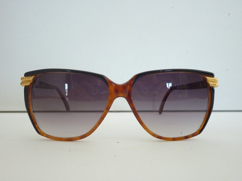 Vintage Sunglasses Trussardi TPL 211 col. 815 Square Gucci Style Made ...
