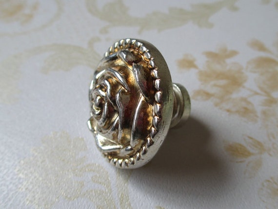 rose blume knäufe möbelknöpfe antik stil silber von lynnshardware Küche Knöpfe Antik ~ rose blume knäufe möbelknöpfe antik stil silber von lynnshardware