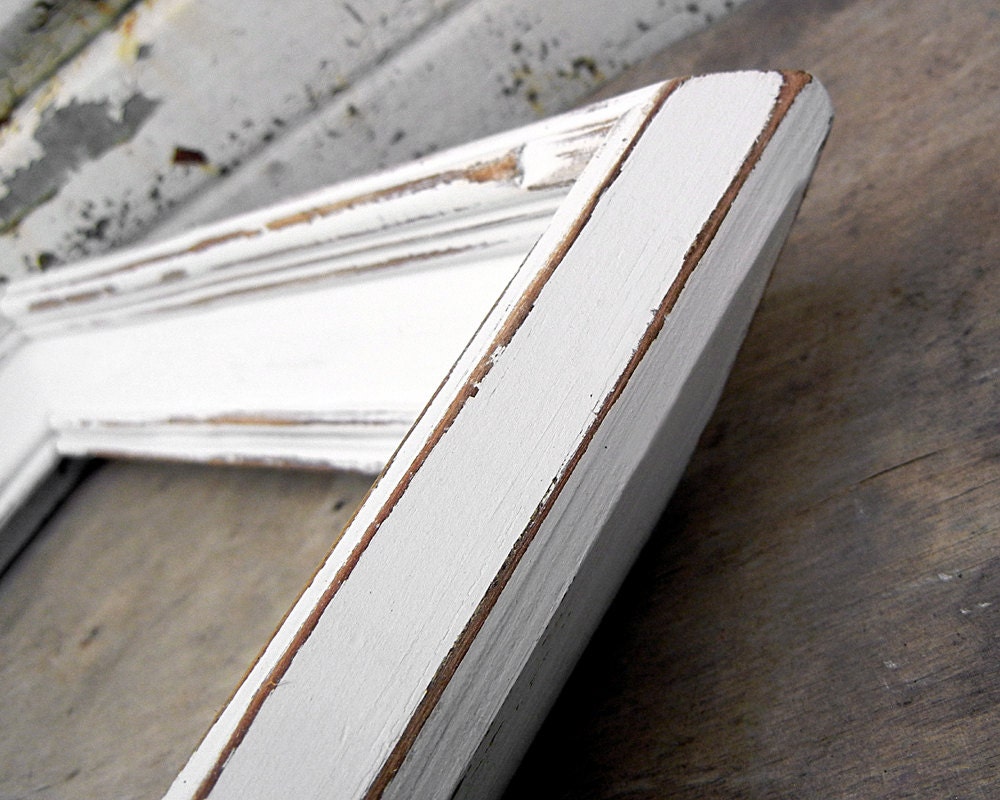 8 x 10 LARGE Chunky Bright White Picture FRAME Shabby Chic