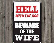 Popular items for beware of wife on Etsy