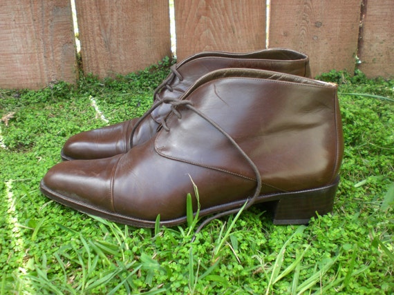 vintage leather booties