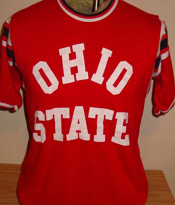 vintage 1970s Ohio State football jersey t shirt