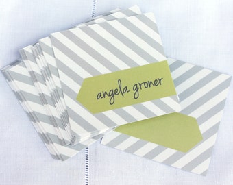 Personalized Calling Cards / Gift Tags / Angela