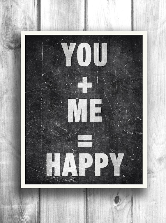 Valentines print typographic poster black and white art