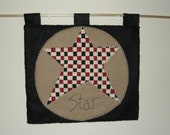 Star Checkerboard Wall Hanging