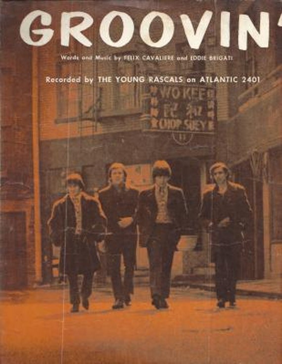 The Young Rascals Groovin Vintage Sheet Music