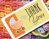 Thank You Cards or Tags for Handmade Baby Shower Gifts or Products