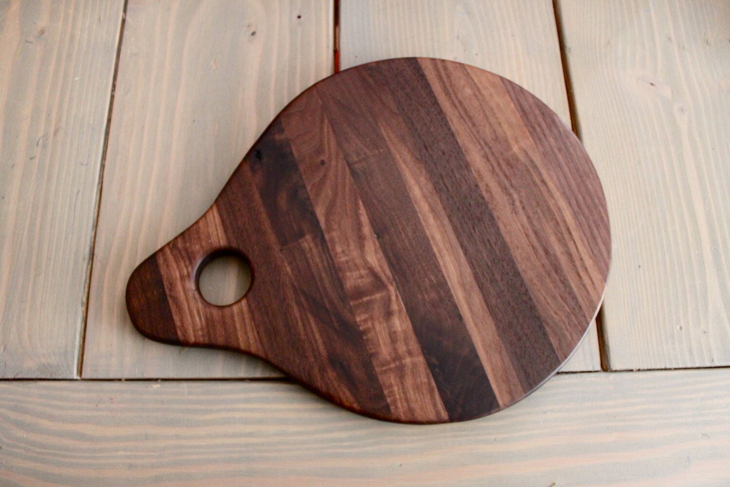 Beautiful Hangable Walnut Cutting Board by on Etsy