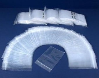 New 1000 plastic Zip Lock Bags 2 X 3 Inch