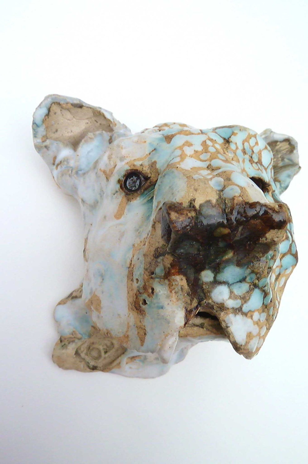 dog ceramic sculpture