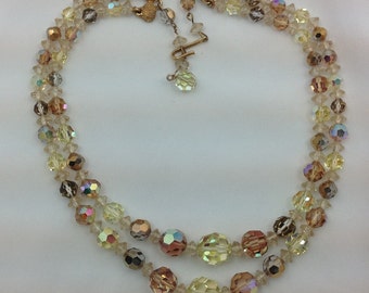Vintage crystal necklace