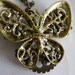 Steampunk Brass Butterfly Pendant