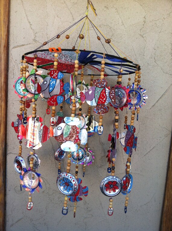 Soda Can Wind Chimes Rocketshotz Watch More Like Soda Can Wind Chimes