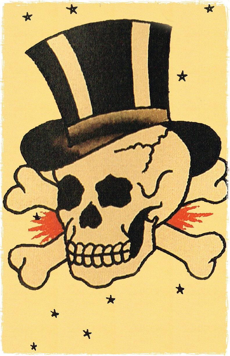 11 x 17 pirate skull wearing a top hat jolly roger sailor 11 x 17 pirate skull wearing a top hat jolly roger sailor