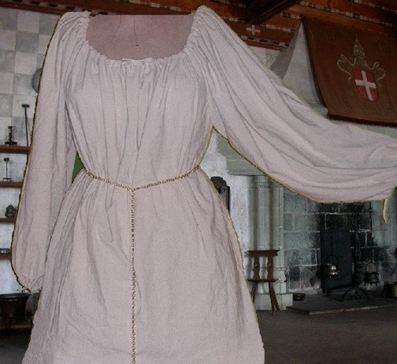 FREE SHIP Renaissance Undergown Medieval Chemise SCA Garb