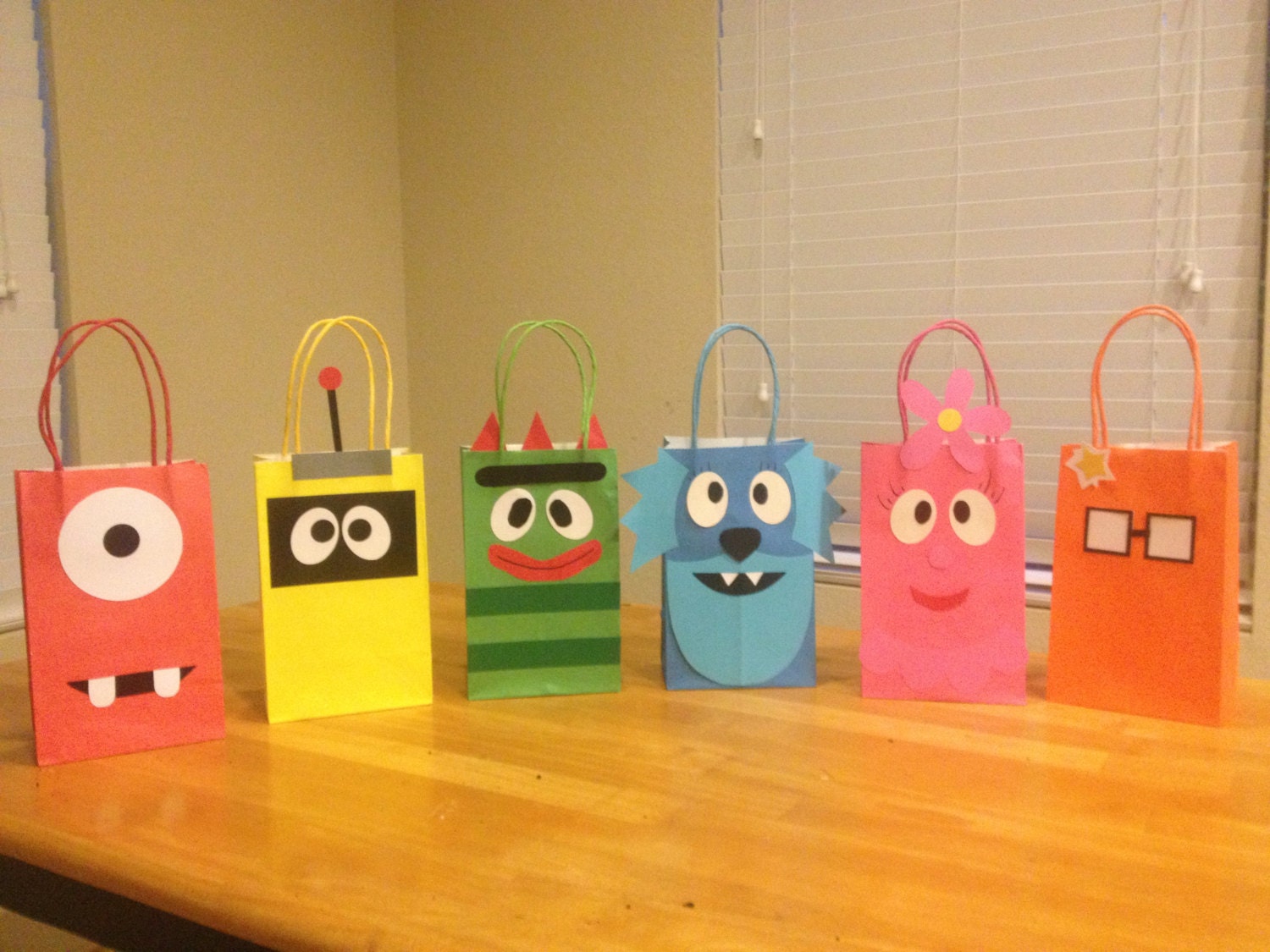 Yo Gabba Gabba Party Favor Bags