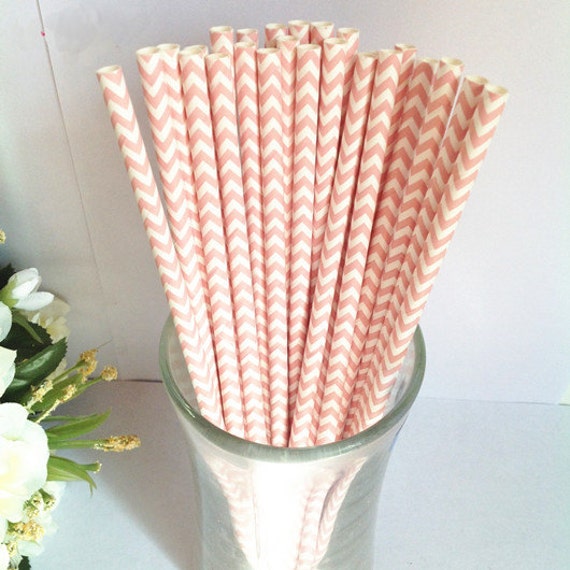 Chevron Paper Straws 150 Paper Straw Cake Pop Sticks