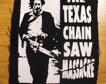 TEXAS CHAINSAW MASSACRE patch horror movie leatherface Free Shipping