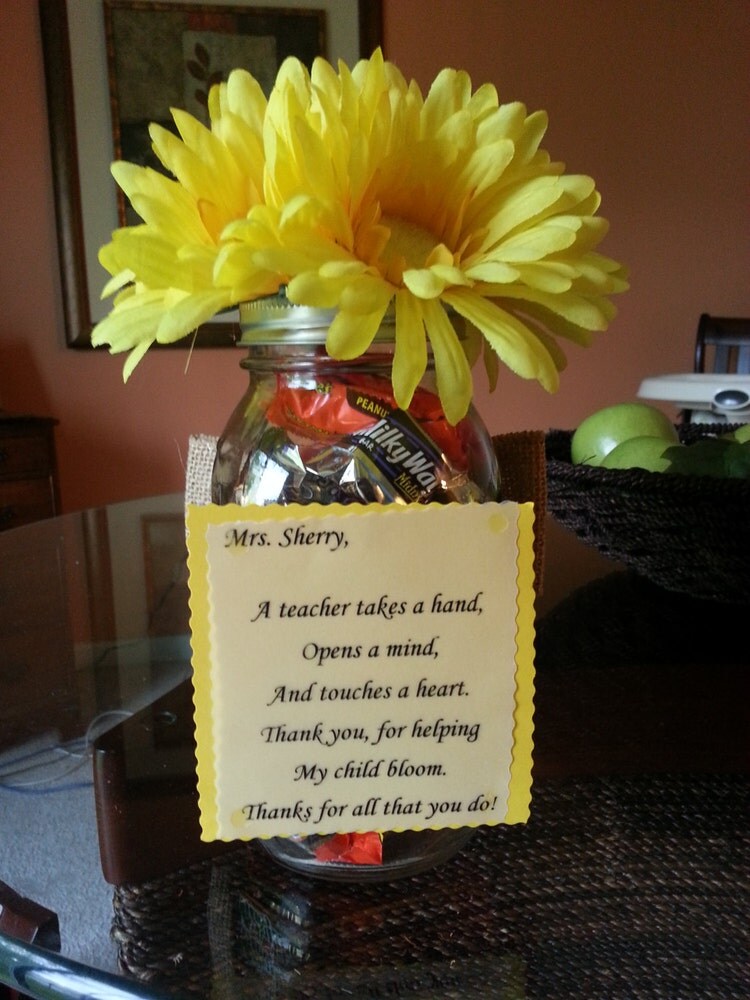 Decorated Mason Candy Jar by SinaiCreation on Etsy