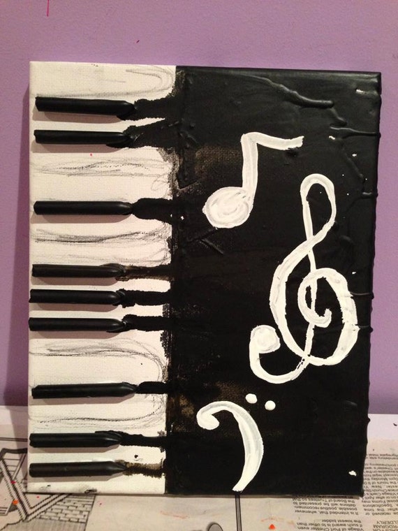 Melted Crayon Art Music by CaputoCreations on Etsy