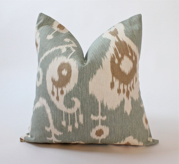 18 x 18 inch Decorative Ikat Pillow Cover by ThePillowPalette