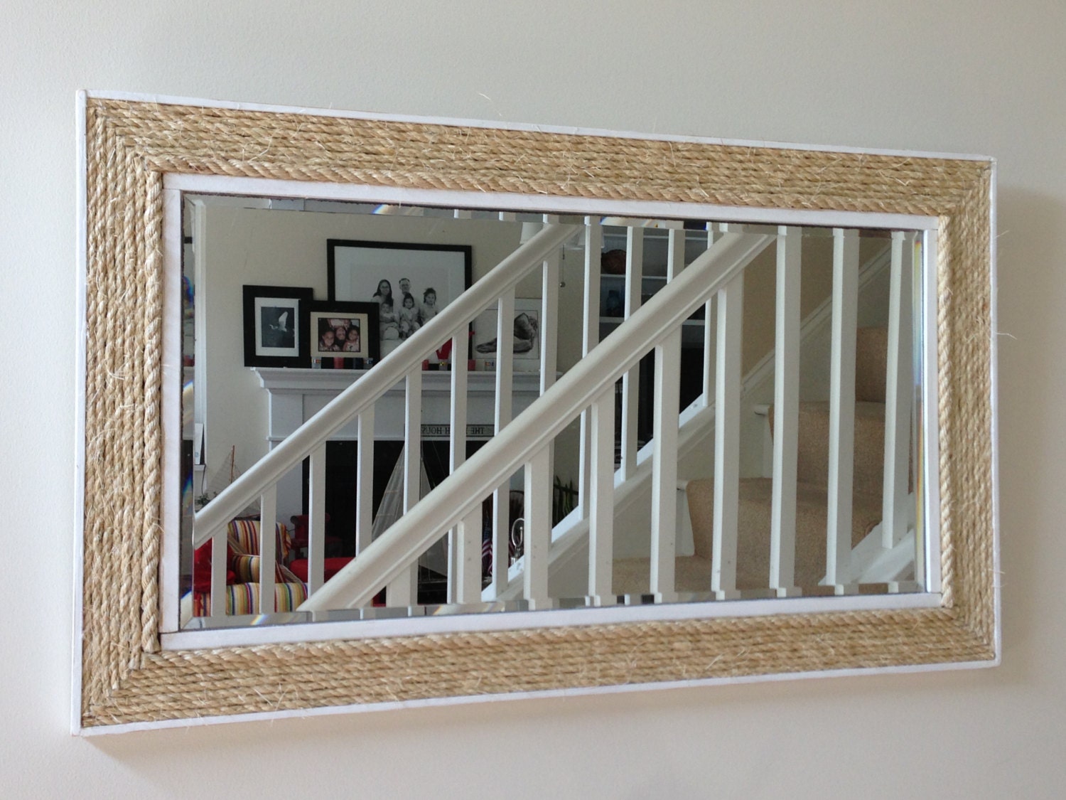 Natural Nautical Rope Mirror