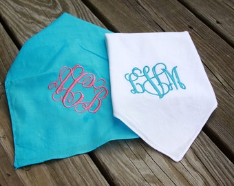 Monogrammed Handkerchief Wedding