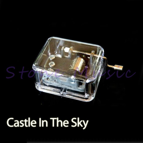 Hand Crank Musical Box/Music Box Melody Castle In The Sky