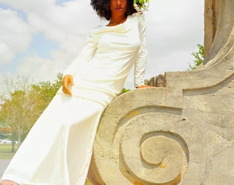 The Unity Wedding Ensemble. Organic hemp jersey. Made to order.