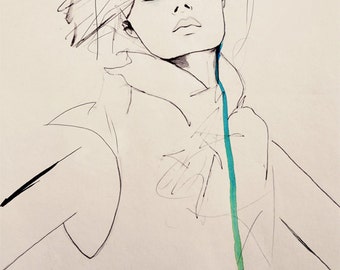 Envie - Fashion Illustration Art Print