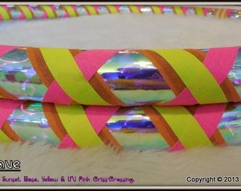 Design Your OwN 'CUSTOM WEAVE' Travel Hula Hoop - Choose All 4 Colors & Size.