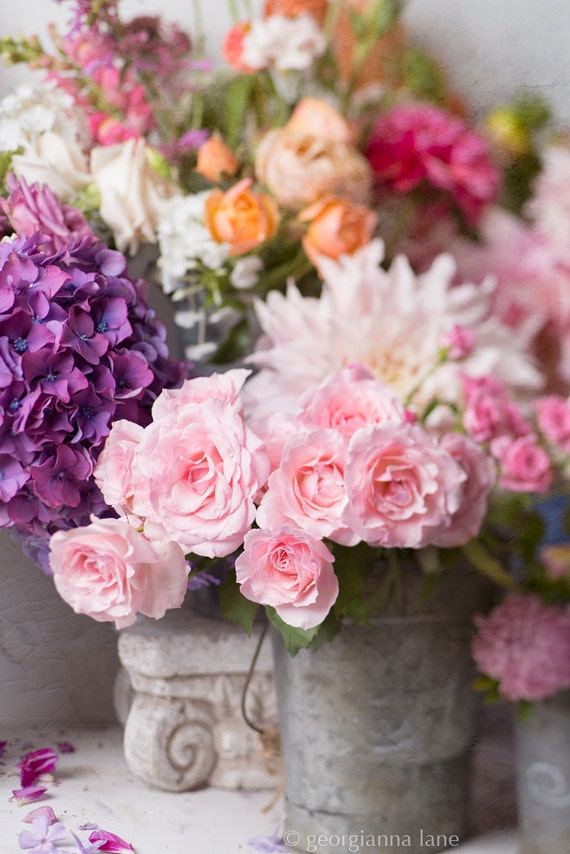 Items similar to Flower Photography - The Flower Market ...