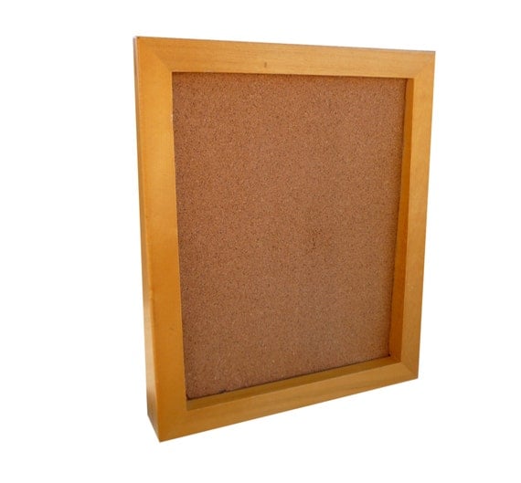 Wood Self Standing White Board & Cork Memo Board Desk