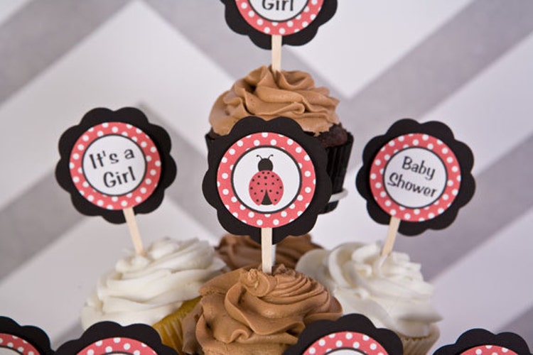 Ladybug Baby Shower Decorations Ladybug by getthepartystarted