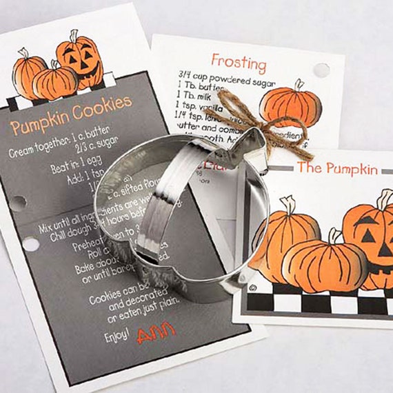 Cookie Cutter, PUMPKIN COOKIE Cutter, Fall, Halloween, Party Favor, Pumpkin Cookies, Recipe, Party, Fall, Thanksgiving, Tailgate, Kids, Bake Il_570xn