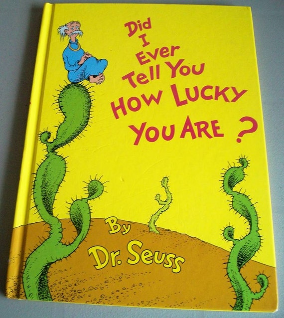 Vintage Dr. Seuss Children's Book Did I Ever Tell You