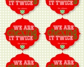 Christmas Party PRINTABLE 'We Are Chexing It Twice' Neighbor Tag from Love The Day Il_170x135