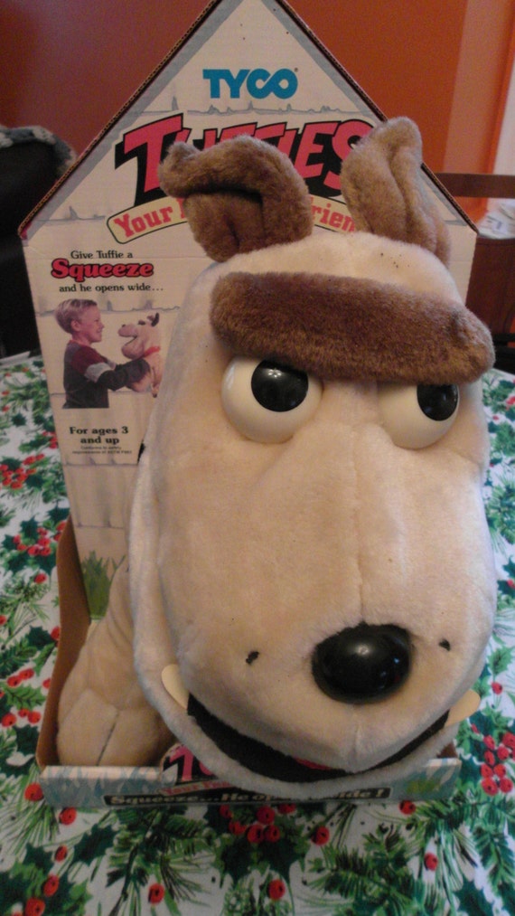 Vintage Tyco Tuffies Dog Your Fearless Friend NOS 1986 Stuffed