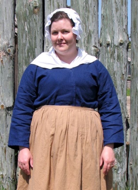 Woman's Colonial Shortgown by colonialclothing on Etsy