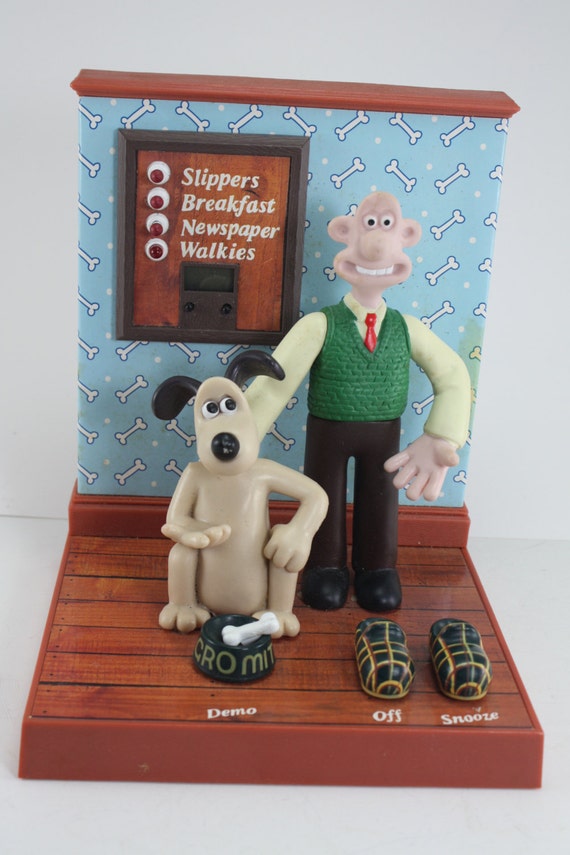 Wallace And Gromit Collectable Clock by cybersenora on Etsy