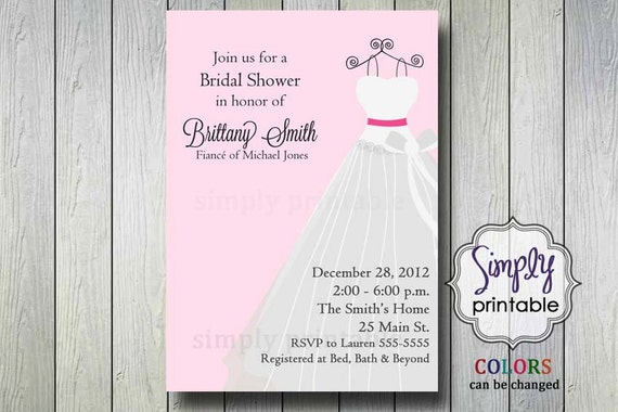 Bridal Shower Invitation Il_570xn