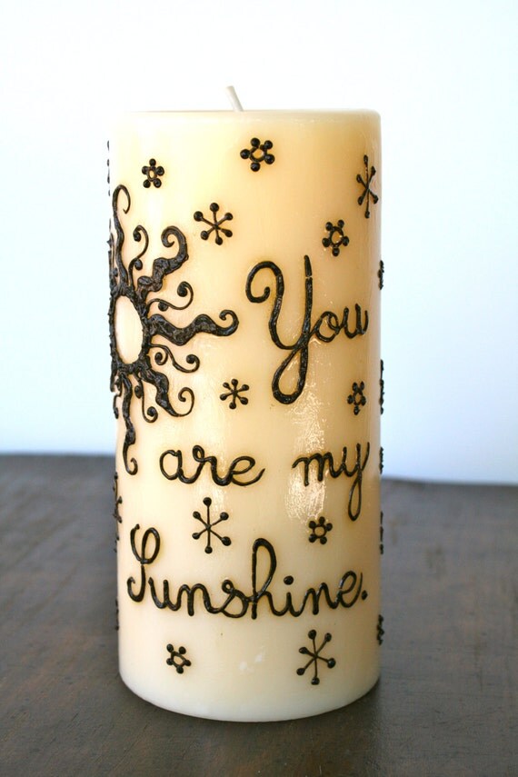 You Are My Sunshine Henna Candle