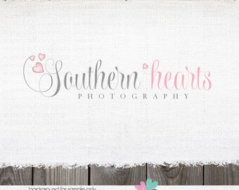 Premade Logo - Heart Logo Premade Boutique Photography Logo Design