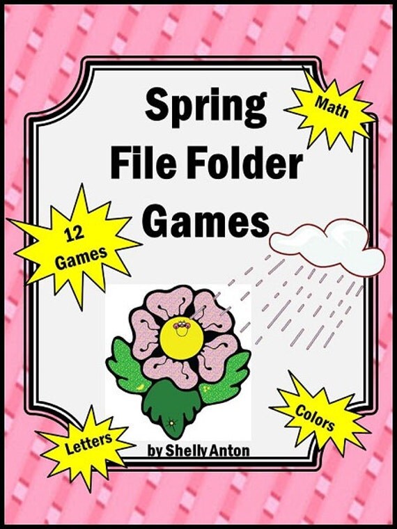 Items similar to SPRING File Folder Game Teaching Resources, Teaching