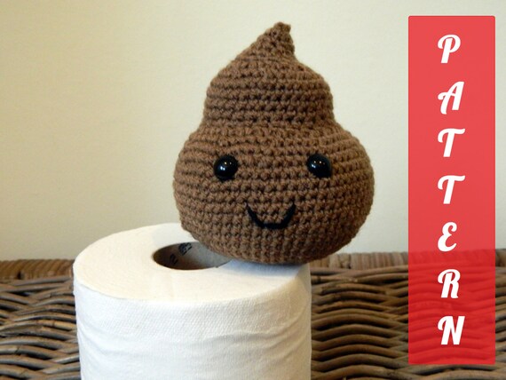 Mr Poop PDF pattern amigurumi plush with cute by LottiesCreations