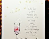 among the whisperings and the champagne and the stars among the whisperings and the champagne and the stars