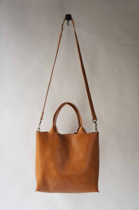 Items similar to The Stella Bag - Italian Leather - Cognac on Etsy