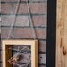 Air Plant Rustic Reclaimed Recycled salvaged wood hanging holder . Vase, wall decor, geometric design, terrarium wedding birthday gift